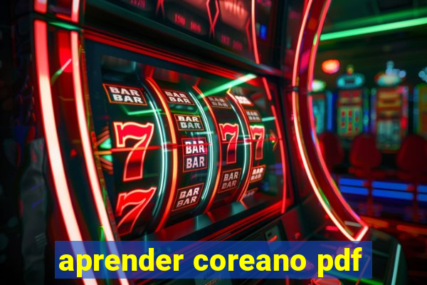 aprender coreano pdf